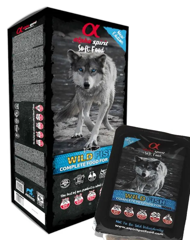 Spirit Wild Fish Karma Półmiękka Dla Psa Świeże Ryby 9kg 45x200g (Kopia)